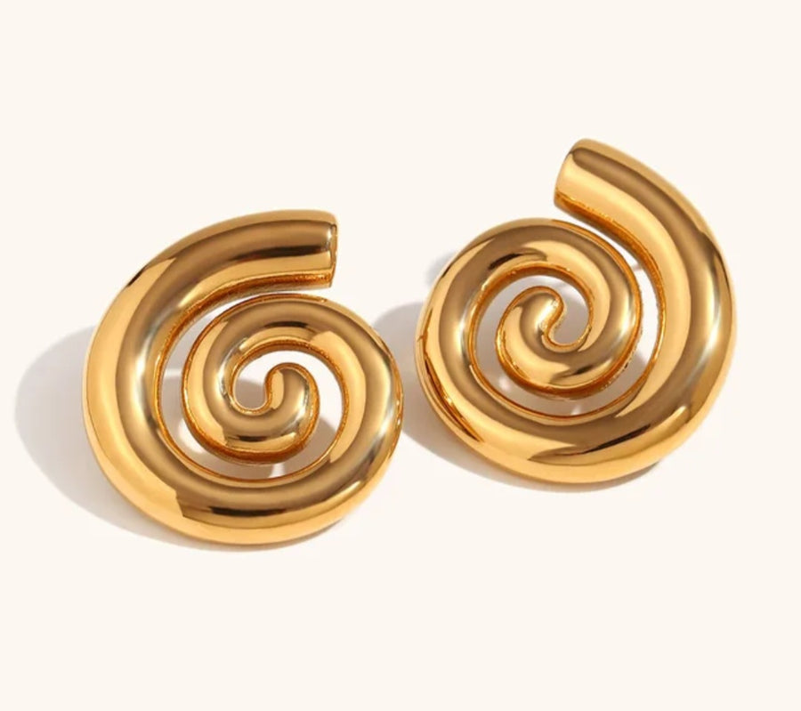 Karen Swirl Earring