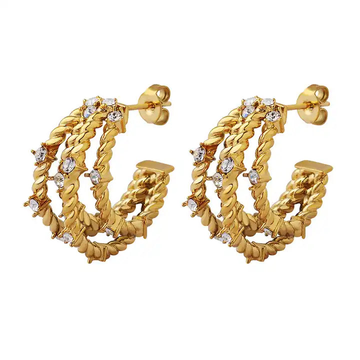 Charms Cubic Hoop
